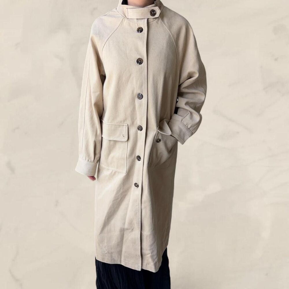 Line and Dot beige trench coat Oakley size small